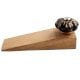2 Pieces Black And Golden Leaf Big Melon Ceramic Wooden Door Stopper